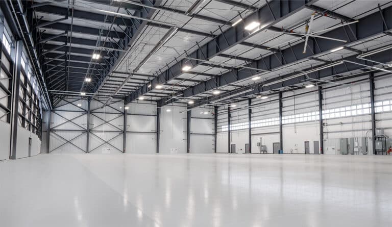Interior view of Brand New Hangar at Dallas Love Field (KDAL) on Business Jet's FBO campus